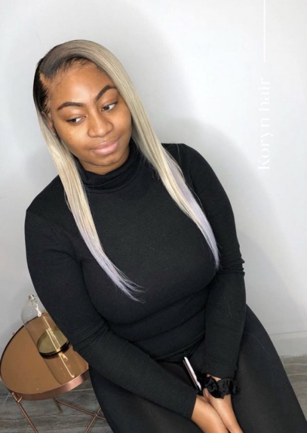 Lace frontal wig 613